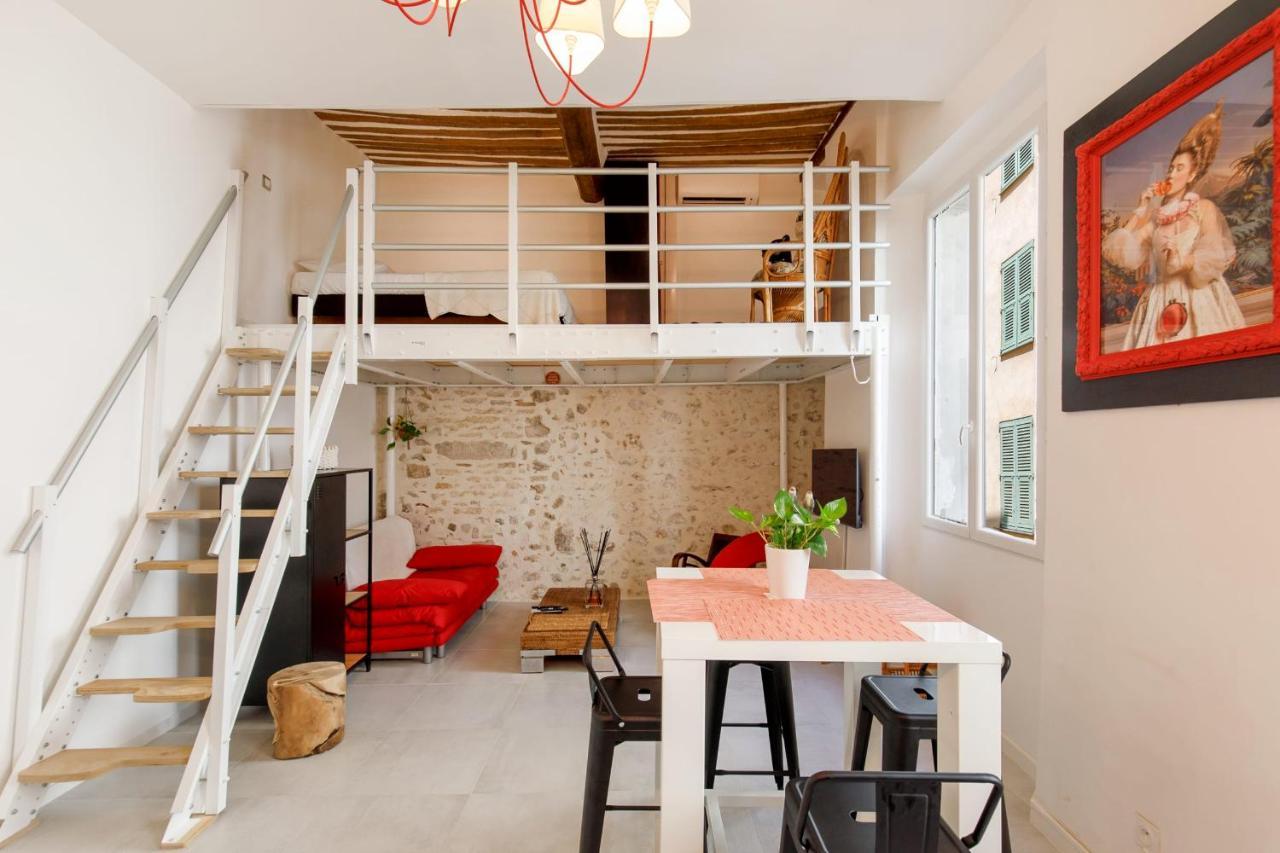Superb Air-Conditioned Loft In The Heart Of Viel Antibes Apartment Exterior photo