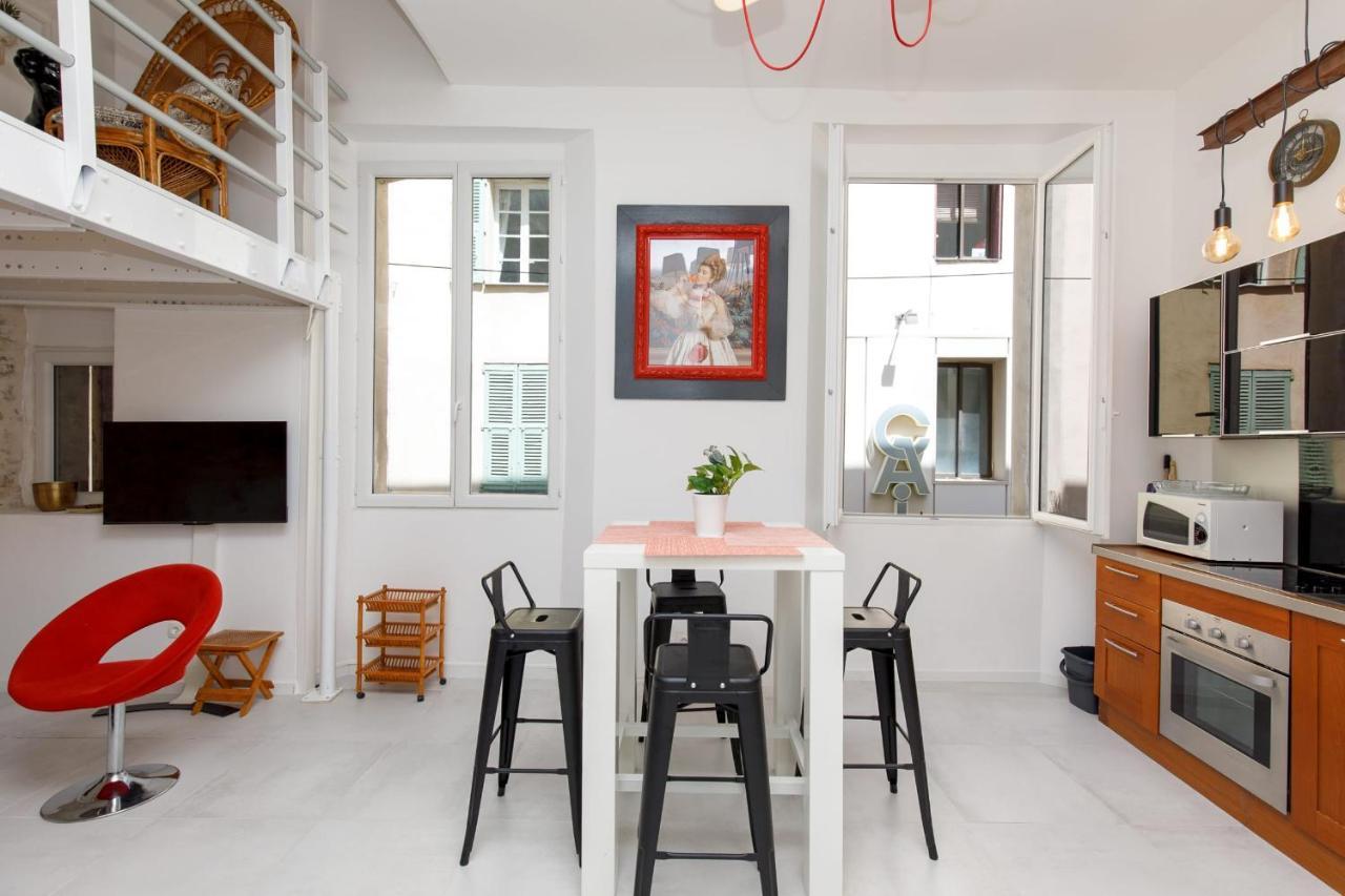 Superb Air-Conditioned Loft In The Heart Of Viel Antibes Apartment Exterior photo